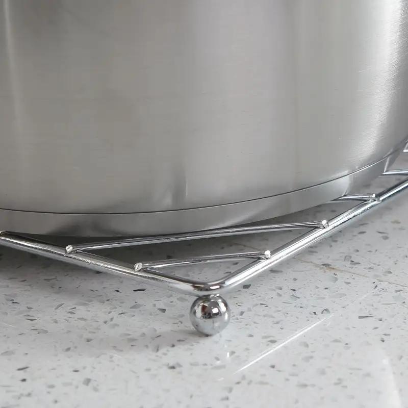 Stainless Steel Thick Wire Mesh Square Hot Pot Mat Insulation Mat Dining Table Anti Slip Anti Scalding Pot Mat Kitchen Gadgets