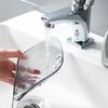 Clear Plastic Tray for Bathroom Kitchen Countertop Organizer Soap Dish Sponge Holder Storage Box with Drainage Holes