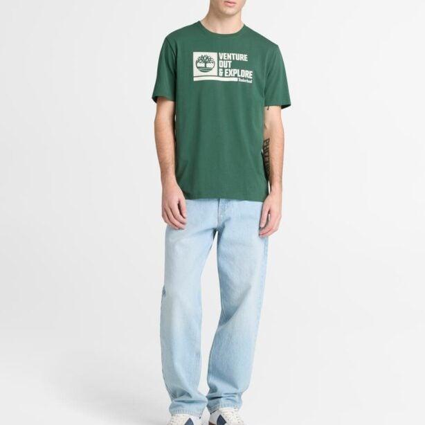 Timberland Printed Short Sleeve Crew Neck T-Shirt Men Tops A5S7XA6X