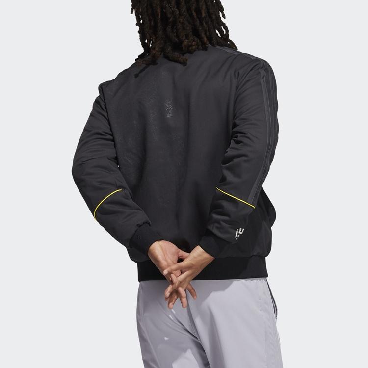Adidas Jackets Men's Black Baseball Collar Moderate Other GP9790