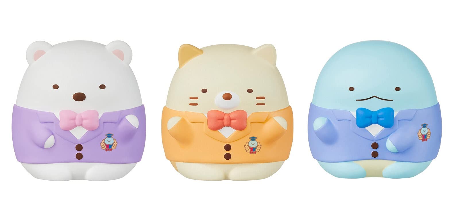 

Sumikkogurashi Friends 4 [Ассорти из 3 видов (1. Белый медведь, 4. Кот, 5. Ящерица)] Бандайская конфетная игрушка