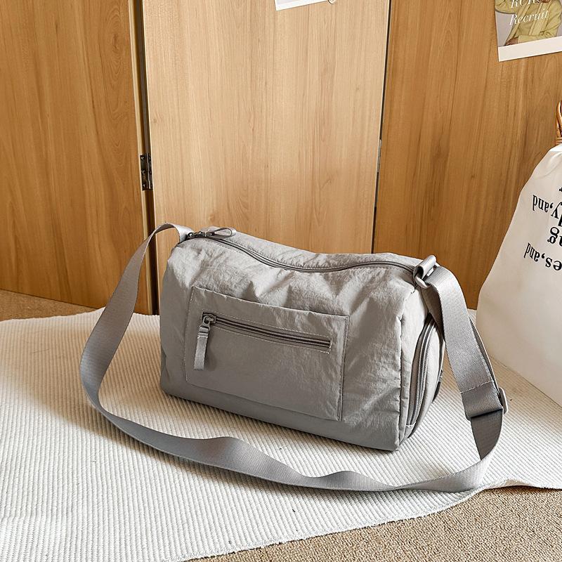 New Messenger Bag Women's Simple Large-capacity Nylon Sports Travel Bag Duffel Bag Shoulder Bag Men