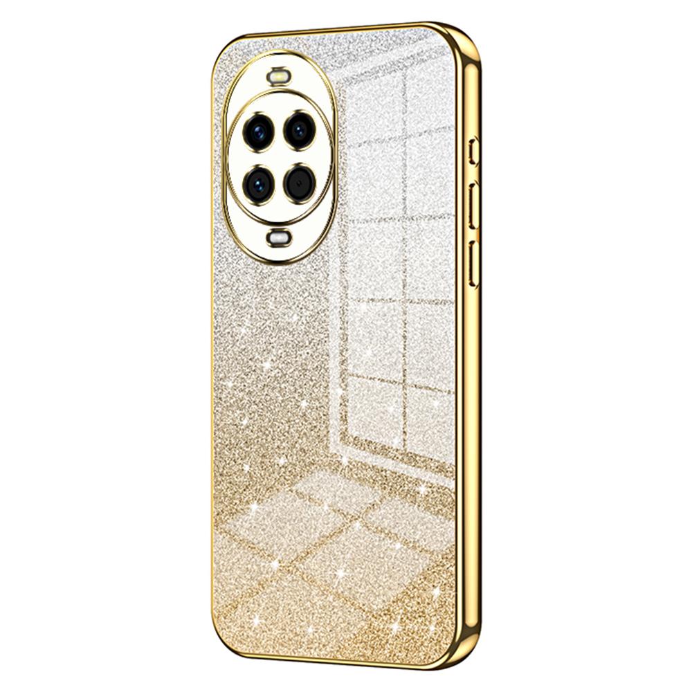 Pour Huawei nova 14 5G Coque Placage Galvanique Dégradé Paillettes TPU Housse de Téléphone