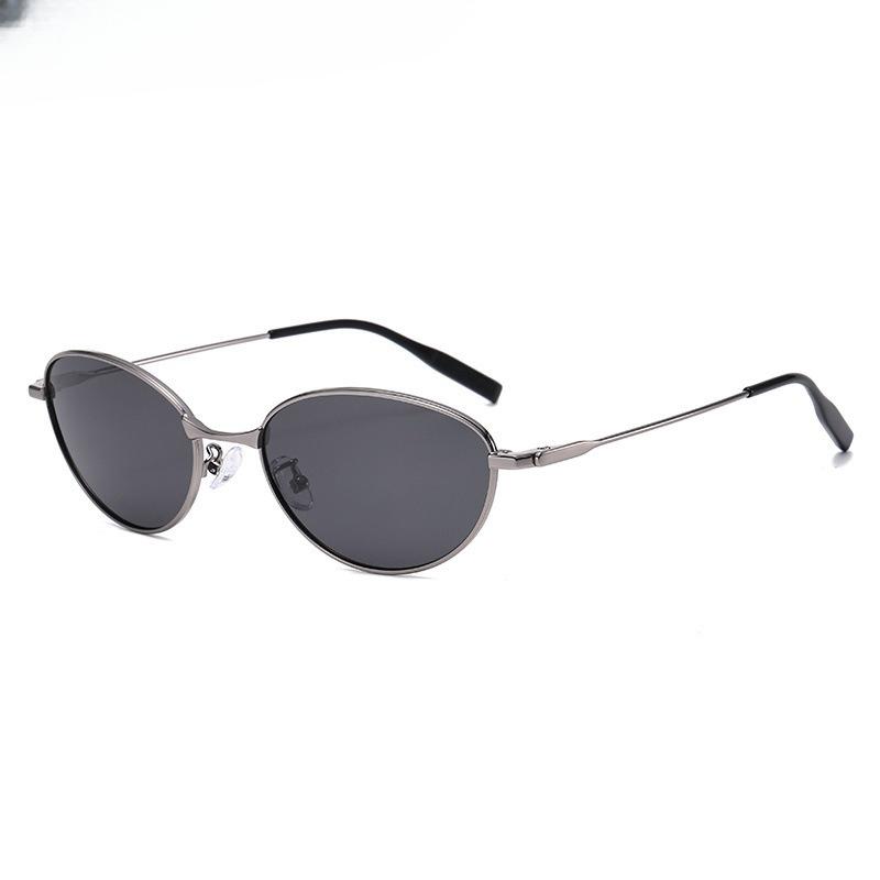 New fashion metal cat s eye women s sunglasses Y2K Spice Girl special-shaped anti-ultraviolet tide personalized hip-hop sunglasses