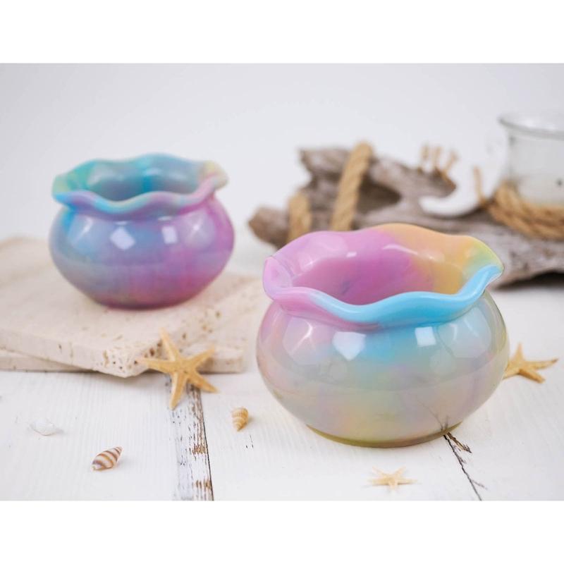Candle Jar Silicone Mold DIY Epoxy Resin Mould Fish Tank Succulent Flower Pot Plaster Molds Storage Box Crafts Decor