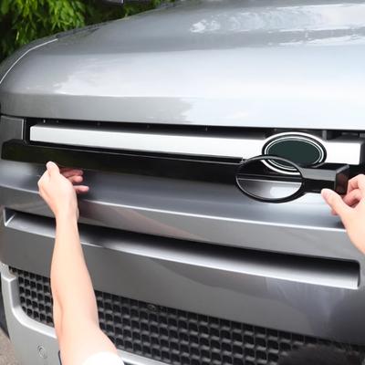 Car Style Front Racing Grille Molding Mesh Trim Strip For Land Rover Defender 90/110/130  + Protector Decoration Accessories