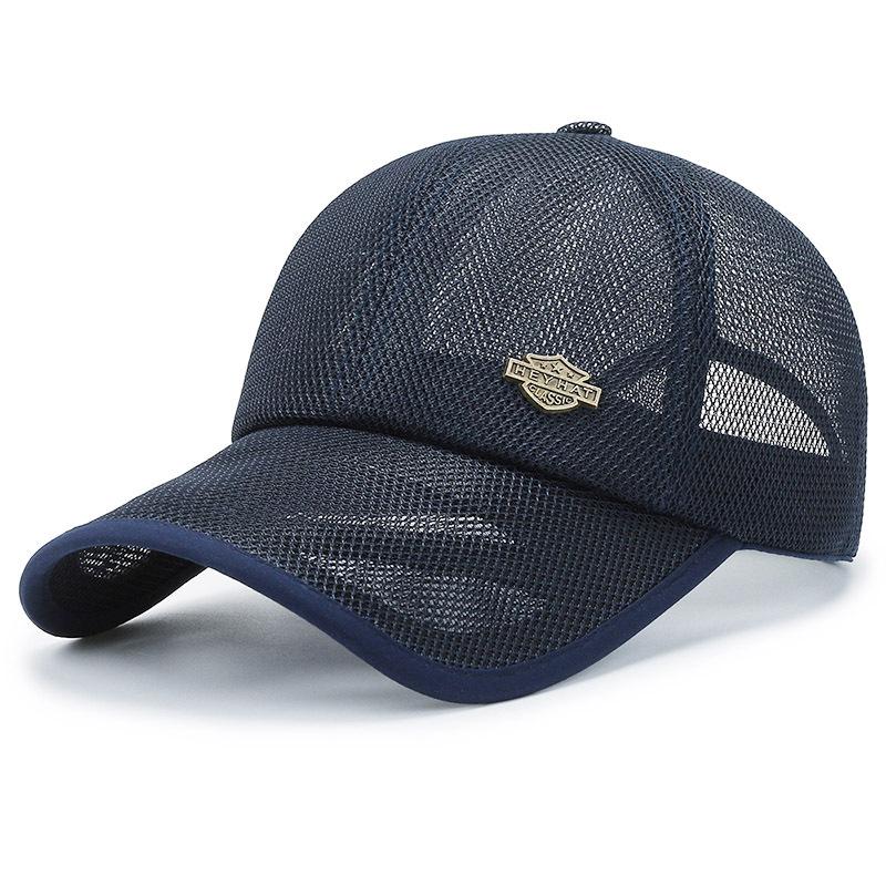 

Летняя сетчатая кепка, тонкая мужская повседневная бейсболка, быстросохнущая сетчатая дышащая кепка Duckbill
