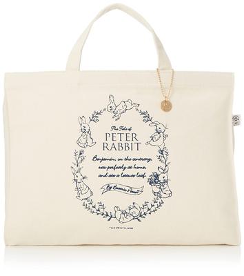 PETER RABBIT(TM) Canvas Handbag, Simple Eco Bag, 2209-0623, Off-White