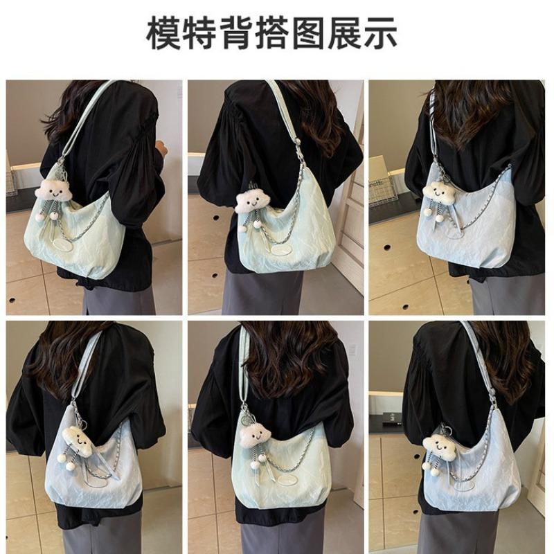 Tote bag women's new large-capacity commuting versatile high-end casual class soft-sided shoulder messenger bag