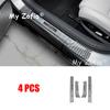 For BYD Han L 2025 2026 ABS Carbon Fiber Welcome Pedal Door Sill Scuff Threshold Guard Plate Anti-scratch Sticker Accessories