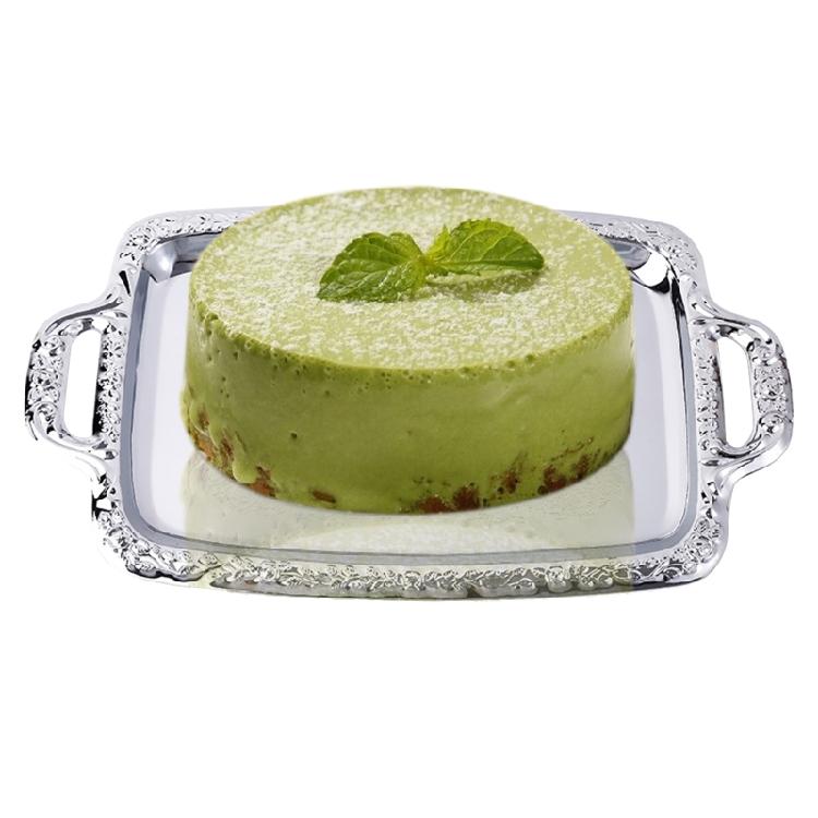 Metal Rectangle Fruit Sugar Trays KTV Hotel Plate Basket Wedding Party Tray Dish