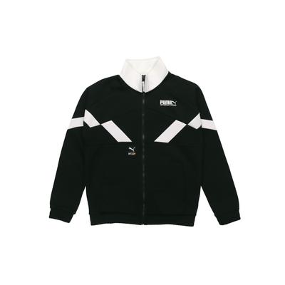 Logo Trainingsjacke Stehkragen Herren Oberbekleidung Schwarz 531339-01