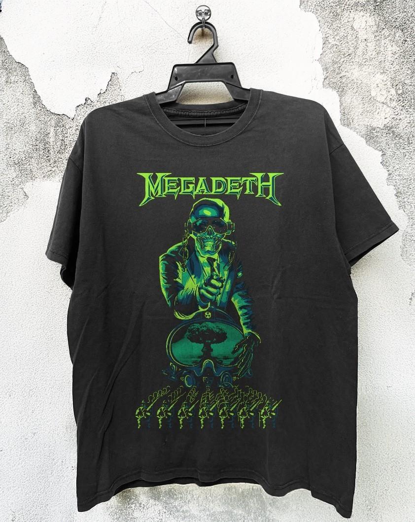 Megadeth Vintage Thrash Metal Black Unisex T-Shirt Size S-5XL S