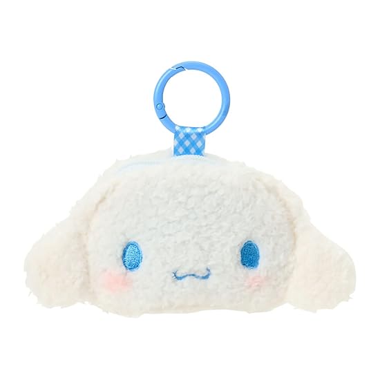 SANRIO Face-Shaped Mini Pouch with Carabiner Cinnamoroll Ages 3 and up 015792 B0H3BLYM2Q