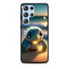 Schattige Kleine Schildpad Luxe Hoesje voor Samsung Galaxy S23 S21 S20 FE S24 S22 Ultra S10 S10e S9 Plus Zacht Zwart TPU Telefoonhoesje