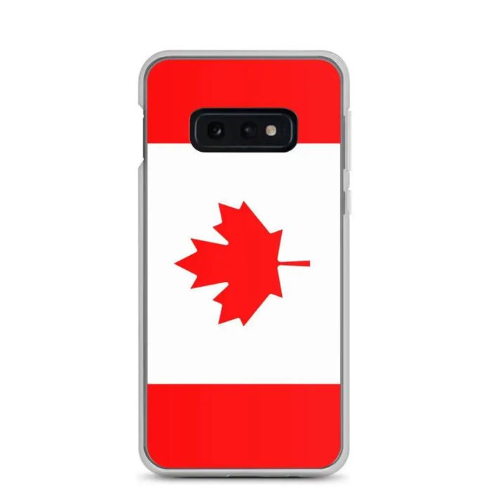 Coque Téléphone - Samsung - Galaxy S23 - Drapeau Canada - Souple - Multicolore