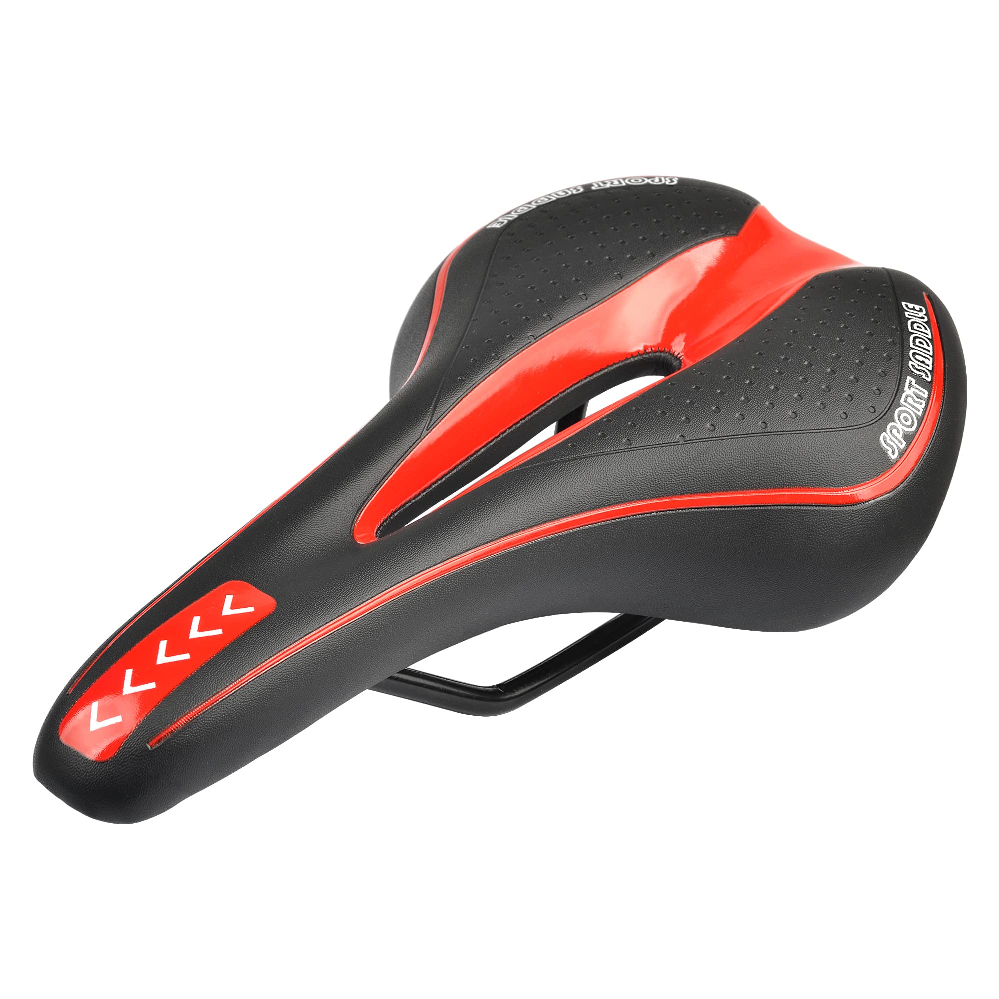 

Велосипед Ruifu Без боли в толстой пене с эффектом памяти Амортизатор для дорожного горного кроссового мягкого седла седло, ягодицы, подушка, пена, амортизация, дышащий, перфорированный, красный