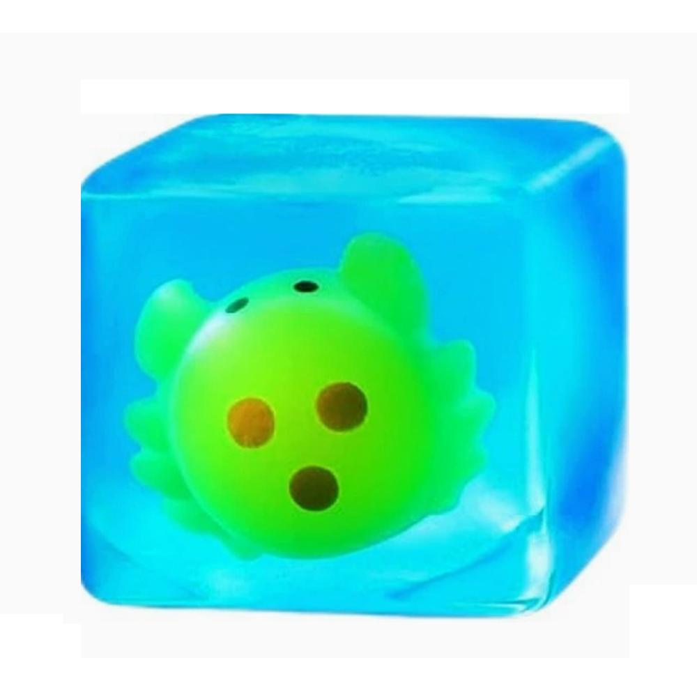 Cute Luminous Animal Taba Squeezing Toy Gifts Sea Creature Whale Cube Squishy Sensory Toys TPR Slow Rebound Stress Relief Toy