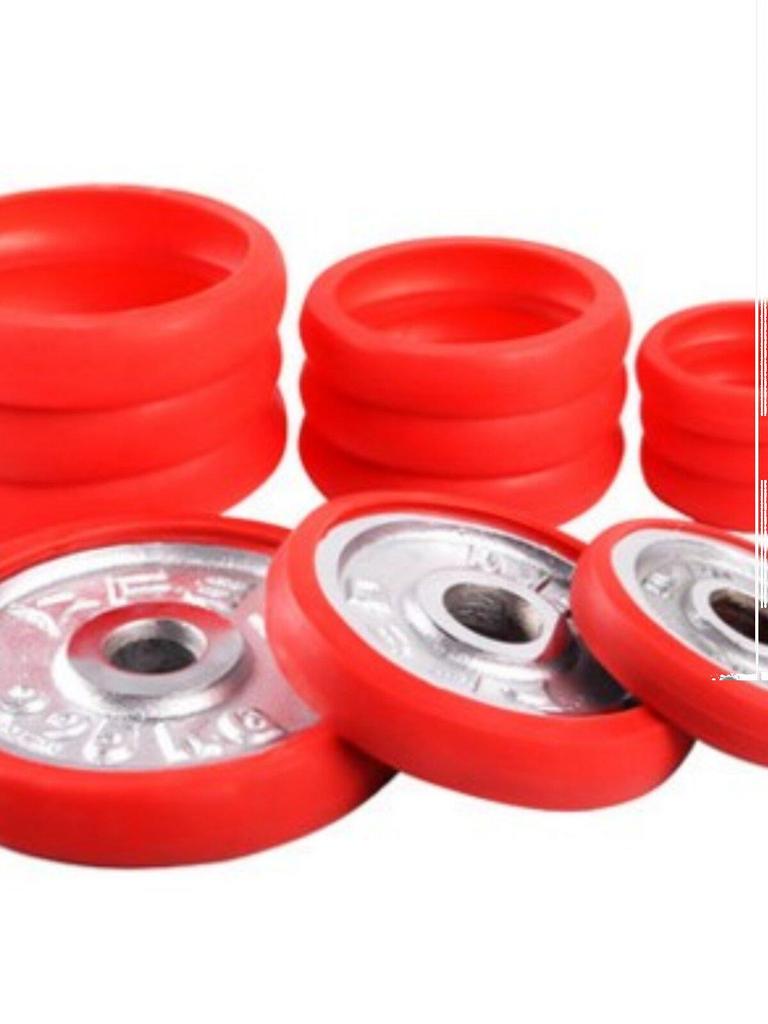 Dumbbell Anti-Drop Silicone Protective Cover and Leather Case