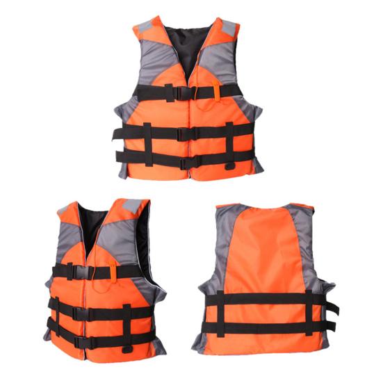 Life Vest with Retractable Seat Belts Reflective Films Life Waistcoat Buoyancy Over 100N Safety Flotation Garment