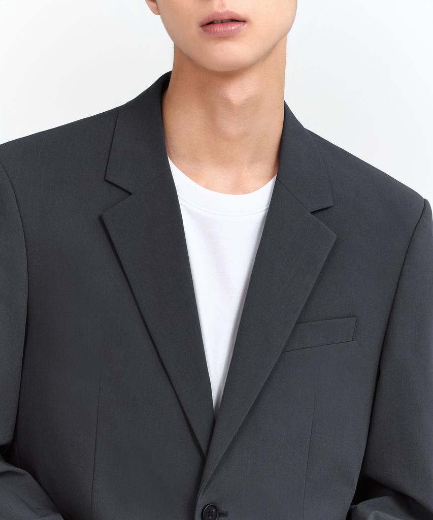 Musinsa Standard [Cooltandard] Relaxed Basic Blazer [Grey]