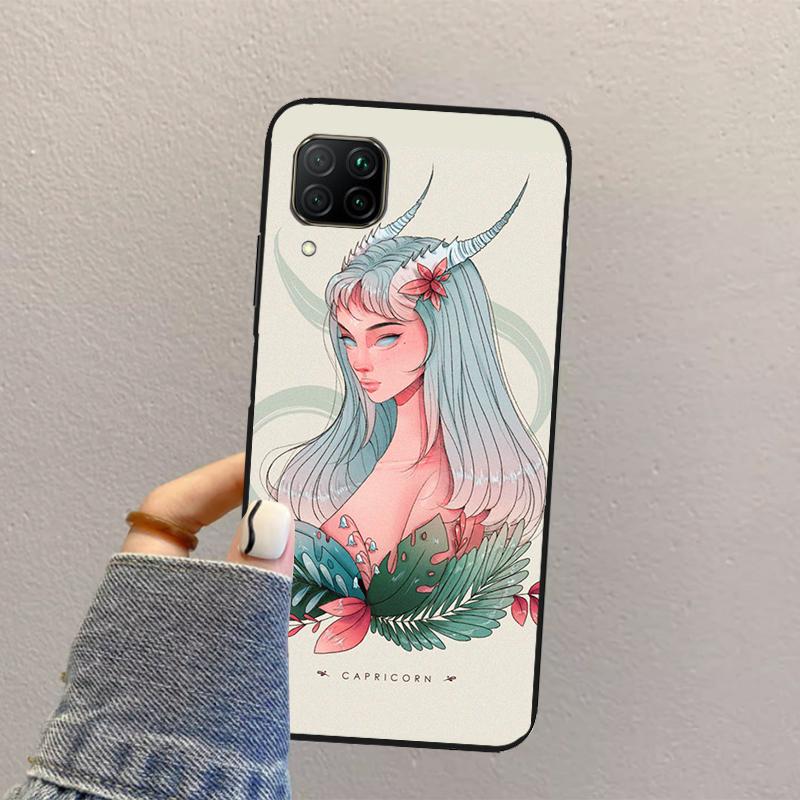 Horoscope Girl Scorpio Taurus Virgo For Huawei Nova 3i 7i 8i 11i 12i 9 10 SE Y73 Y90 Y70 Y72 Y61 Y91 P30 P40 Lite P60 Pro Case