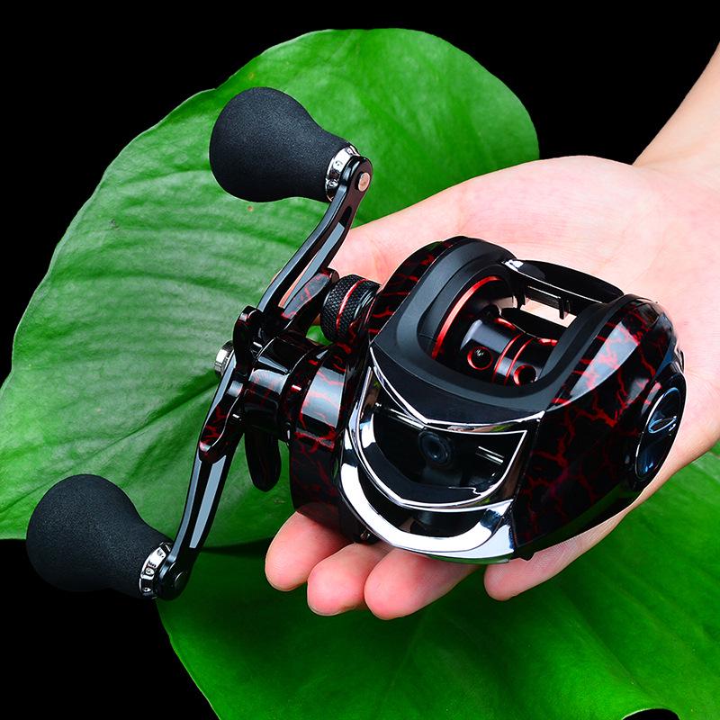 Magnetic Brake Bait Reel 18+1BB 7.2:1 Gear Ratio Maximum Resistance 10kg Metal Spool Fishing Reel Fishing Reel Freshwater Saltwater Universal