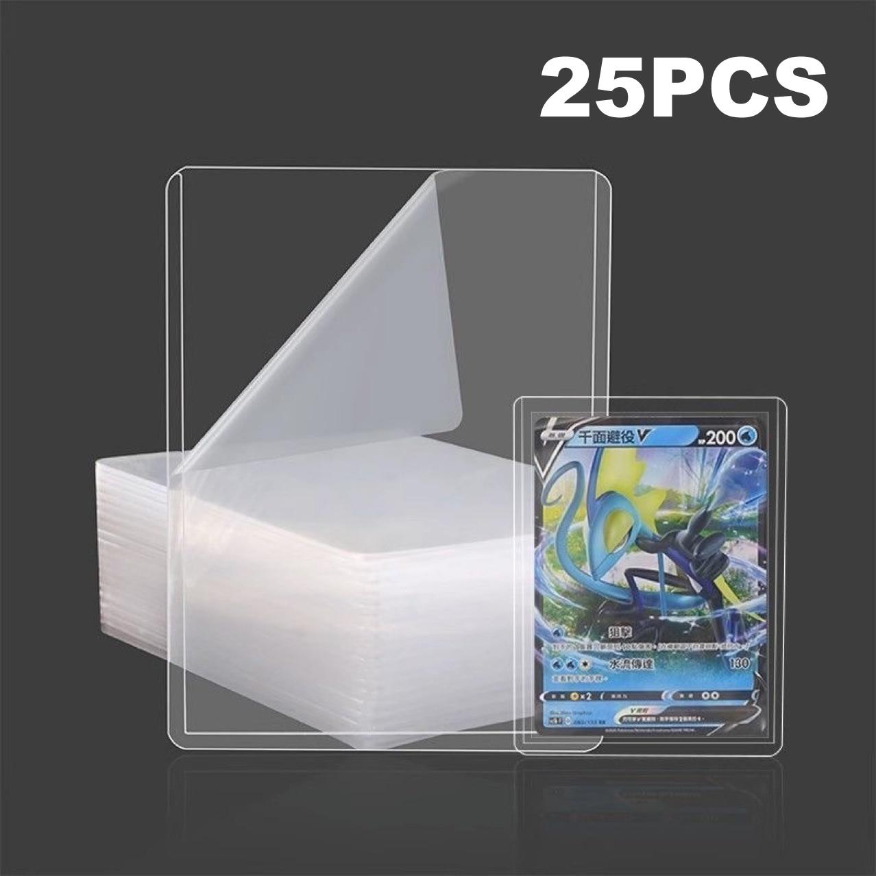 

25-100pcs 3 x 4 Hard Card Sleeve Clear Anti Scratch Protector For Pokemon Game Baseball Sports Card Trading Protect Toploaders