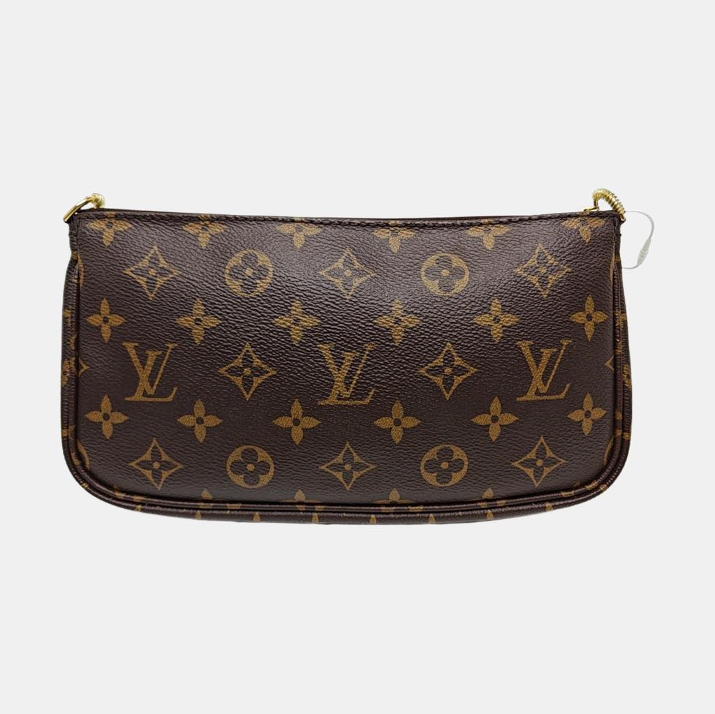 [Pre-Owned] Multi Pochette Accessoires Chain Monogram Five-In-One Combination Bag Coated Canvas Leather Mahjong Bag Underarm Handh - Very Good #U9IZC0