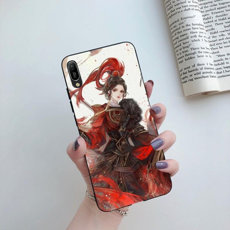 Ancient Beauty Phone Case For Huawei Mate 40 30 20 10 Pro Lite Nova 9 8 5T Y7p Y7 Soft Black Phone Cover