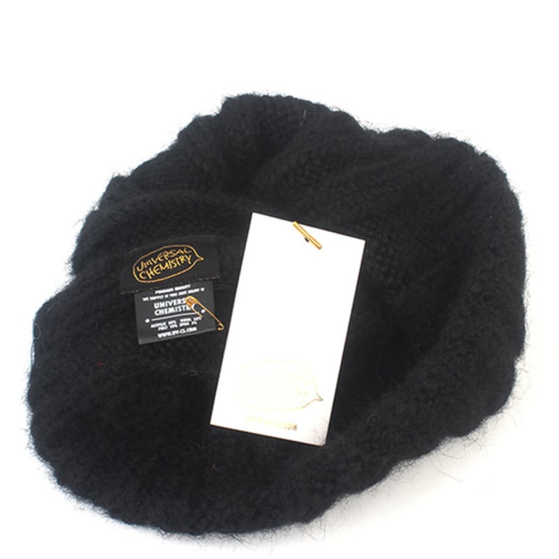 Universal Chemistry Wool Cat Black Beanie