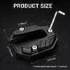 Motorcycle Kickstand Pad Plate Support Accessory, Aluminum Alloy Parking Stand Support Plate, Soft Ground, Grass, Hot Pavement, Outdoor Parking, Anti