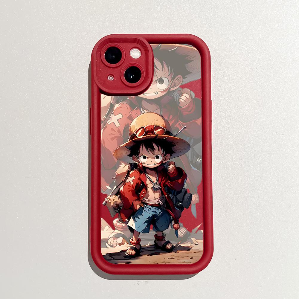 Soft Silicone Square Ladders Cartoon Pattern Full Cover Camera Protection Shockproof Case for iPhone Infinix Tecno Vivo