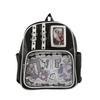 Contrasting Goods Backpack With Large Capacity And Adjustable Straps Shoulder