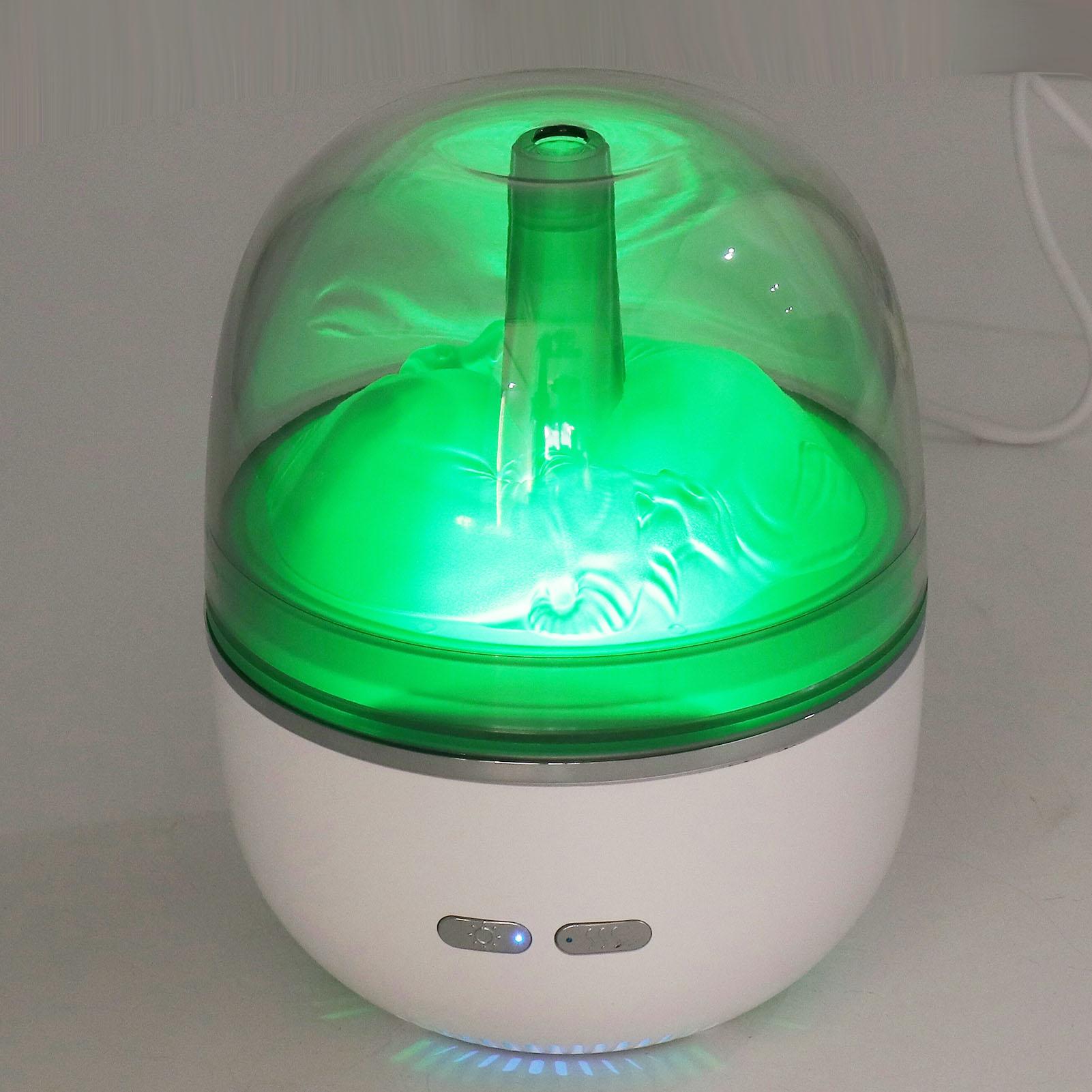 therapy Humidifier Ultrasonic Large Mist Volume Essential Oil Diffuser Humidifier with Colorful Light 260ml