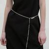 [RE-ORDER] Morceau Drop Chain Belt_Silver