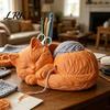 Cat Yarn Bowl for Crocheting And Knitting, Cute Holder Crochet Organizer, Stylish Minimalist Lovers Knitters