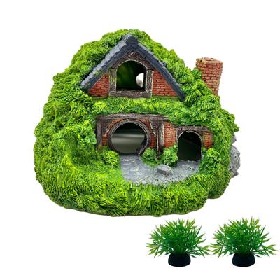 Fish Tank Decorations, Resin Aquarium Decorations, House Decorations