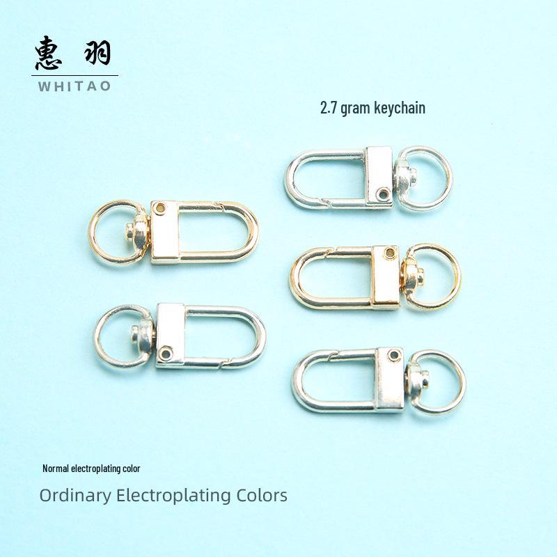 Versilbertes Metall Druckgusslegierung Türschnalle Schlüsselanhänger - Handtaschenzubehör