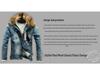 Autumn/Winter Couple's Plus Size Thick Denim Jacket - Men's Casual Korean Style