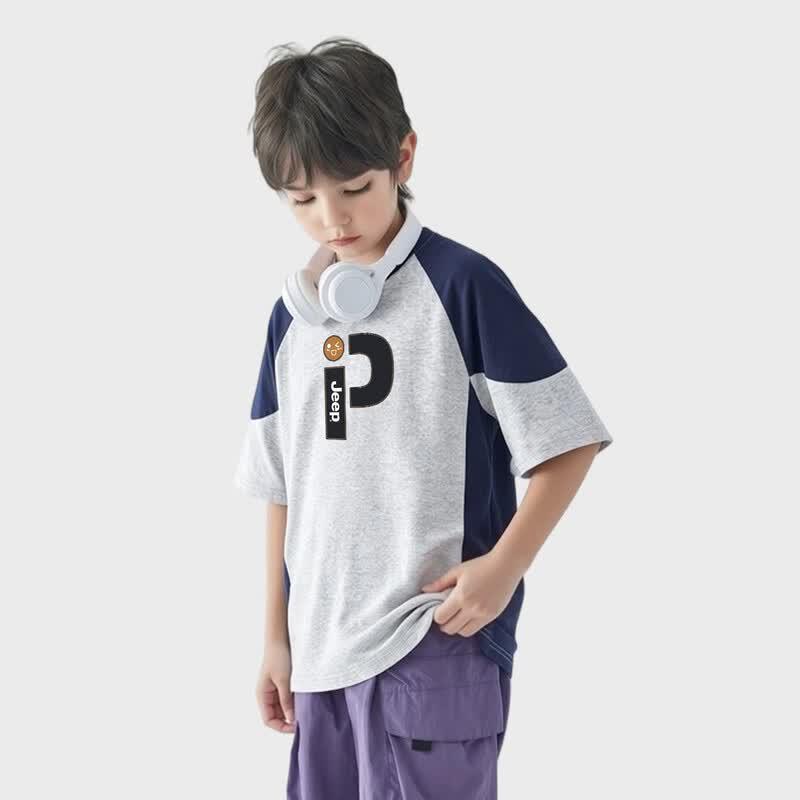 JEEP Kids  Summer Breathable Short Sleeve T-Shirt 140