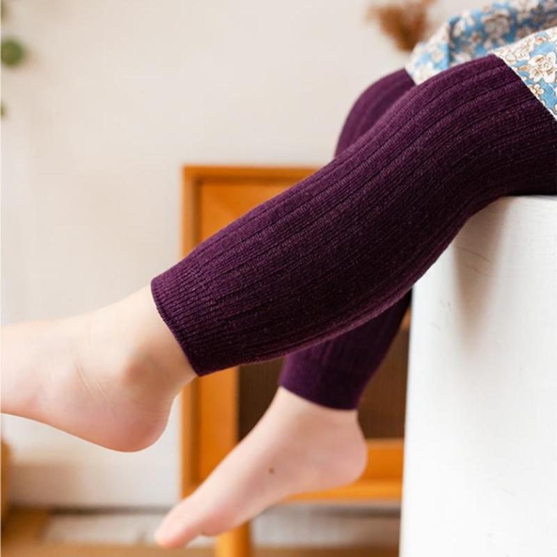 Stylish Girls Leggings Versatile Kids Elastic Tights Fashionable Elastic Pantyhose for Daily Outfits Outdoor Adventures