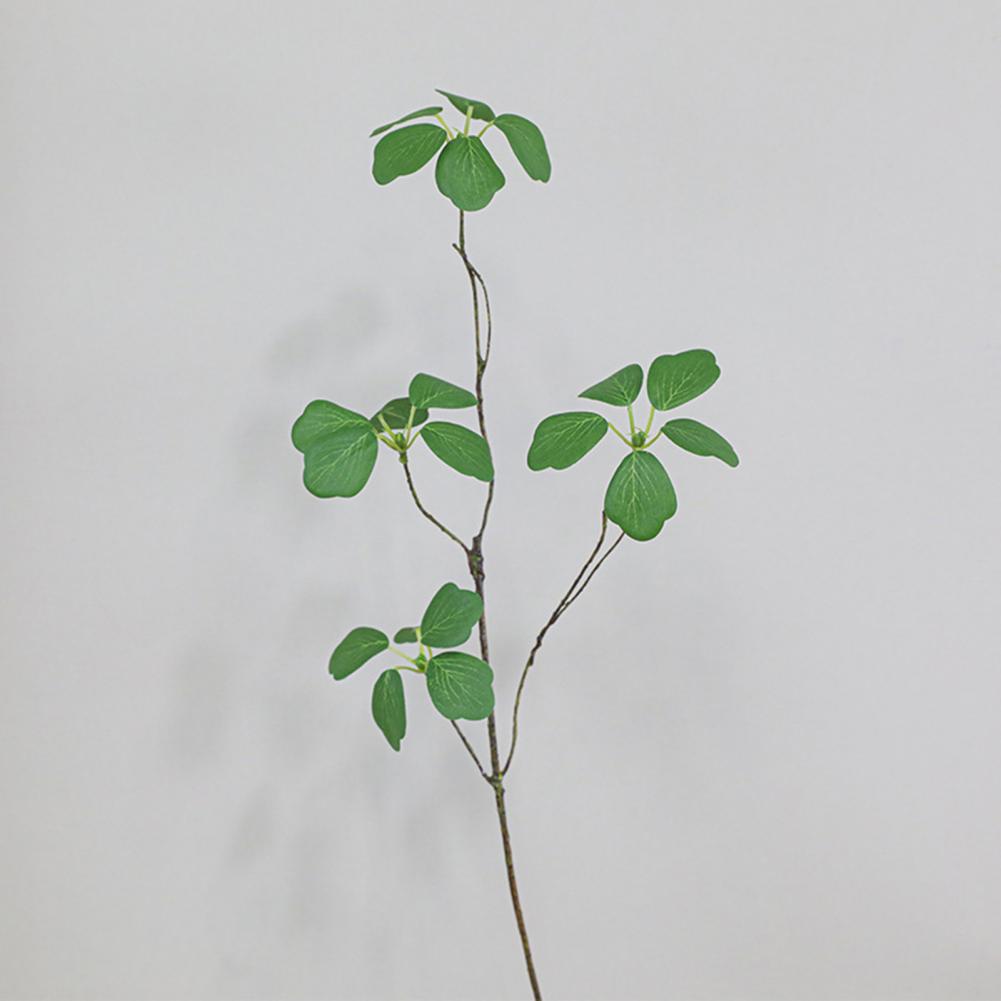 Paper Wrapped Stems Greenery Artificial Green Plants Uv Resistant Faux Greenery Realistic Decorative Fake Leaves Chinese Style
