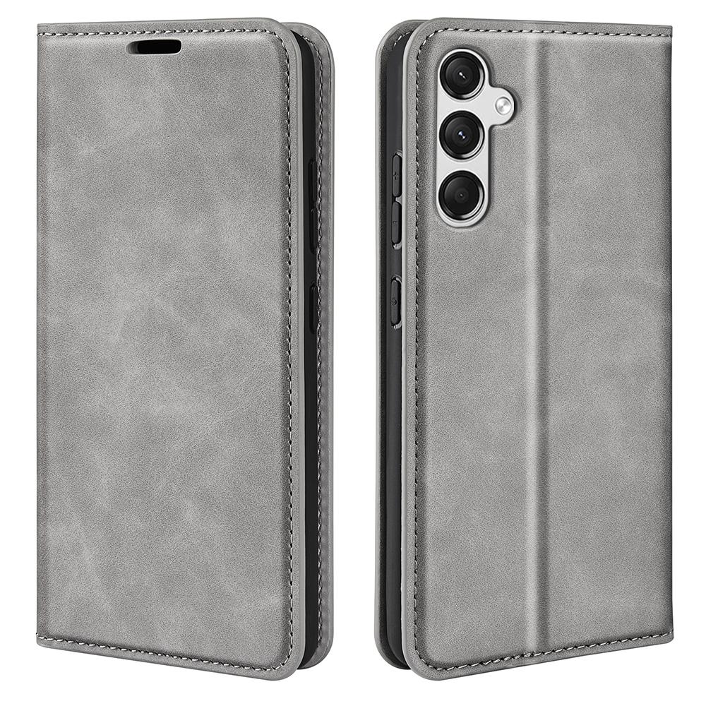 For Samsung Galaxy A25 5G (Global) (161.0 X 76.5 X 8.3mm) Case Anti-Scratch Wallet Stand Skin-touch Feeling Leather Phone Cover