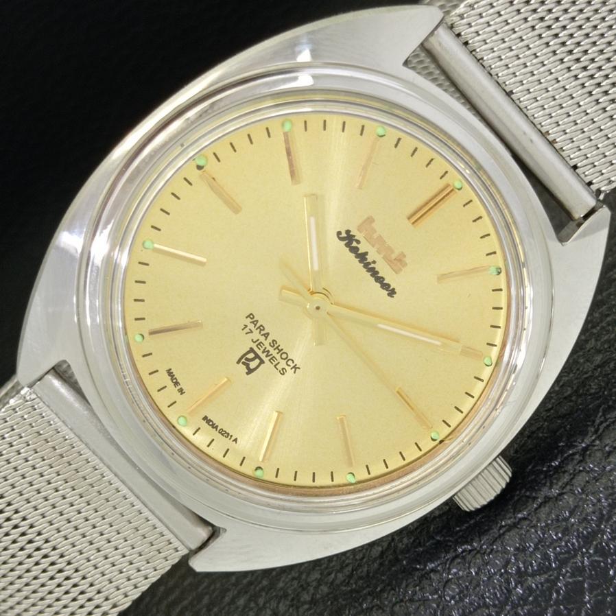 

HMT АУТЕНТИЧНЫЕ ИНДИЙСКИЕ МУЖСКИЕ НАРУЧНЫЕ ЧАСЫ С РУЧНЫМ ЗАВОДОМ И ЗОЛОТЫМ ЦИФЕРБЛАТОМ a426472-2 RL-a426472