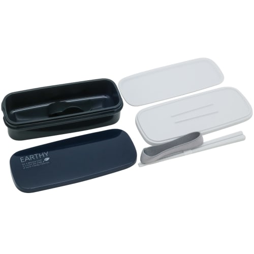 OSK Two-Tier Lunch Box, Navy, PW-28K