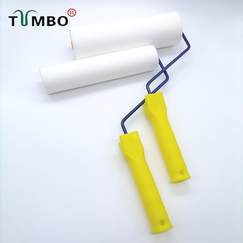 High-Density Sponge Paint Roller Brushes - 2", 3", 4", 6", and 9" Sizes for Repair and Painting