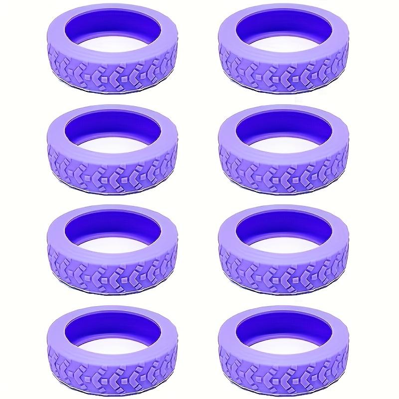 8pcs Silicone Wheel Covers - Luggage Wheel Protectors, Shockproof Suitcase Wheels Protective Sleeves, Noise Reduction Travel Accessories