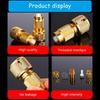 2Pcs Garden Expandable Hose Repair Kits Aluminium Faucet Adapter Water Hose Connector Expandable Garden Hose Repair