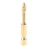 Alloy Steel Screwdriver Bit Set for Electric Drills, 25-150mm Length, PH00 PH2 Sizes, Gold Finish